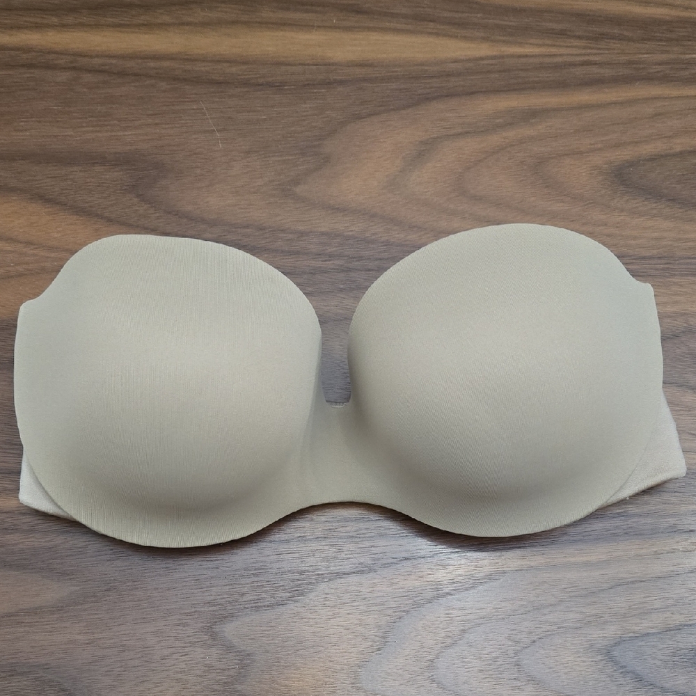 Warners 34C Strapless Bra Cream With Straps
